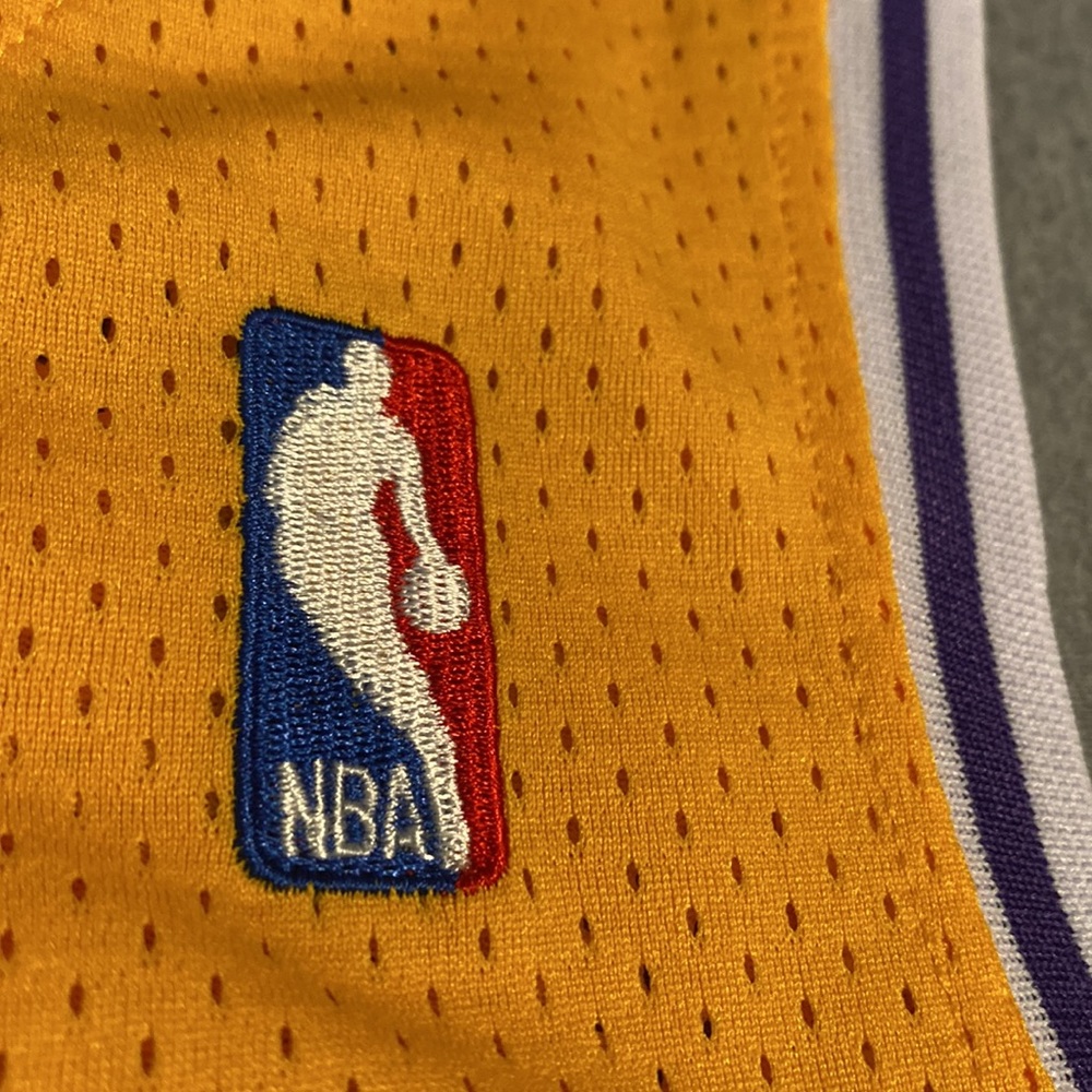 Los Angeles Lakers #44 Jerry West Adidas Hardwood Classics Jersey - Picture 5 of 11
